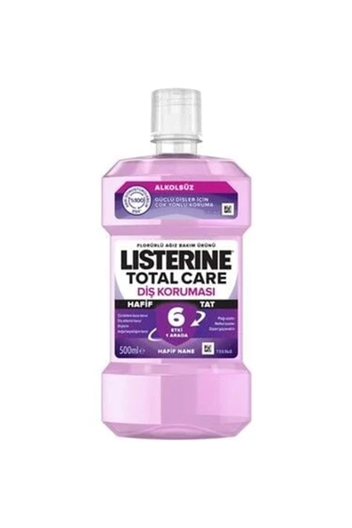 Listerine Total Care Hafif Tat Ağız Gargarası 500 ml. ürün görseli 1