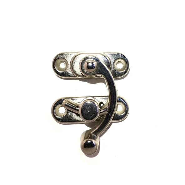 Yay Gözü, Ahşap Kutu Klipsi - Küçük 28x33 Mm, Nikel, 100 Adet ürün görseli 1
