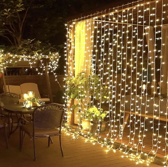 YCL YPS-110 Dekoratif Salkım Perde LED (3x3 Metre) ürün görseli 1