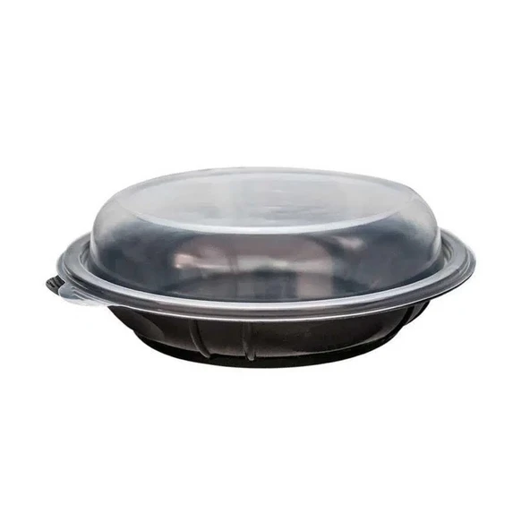 ŞeyliŞeyler Kapaklı Siyah Salata Kasesi (Isıya Dayanıklı) 1000 gr 100 Adet ürün görseli 1