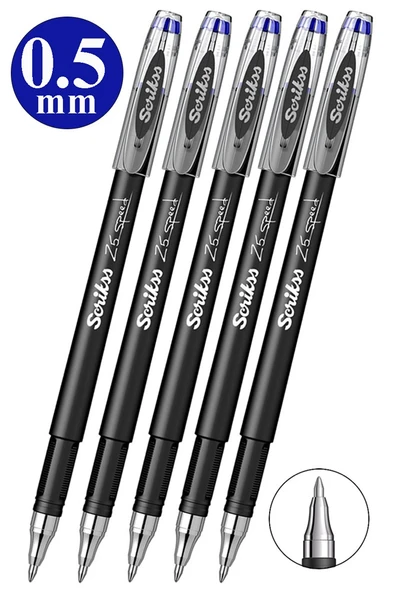 Mavi Pilot Kalem Speed 25 5 Adet Scrikss Pilot Kalem 0.5mm Roller Uçlu Pilot Kalem İnce Uçlu Likit Mürekkepli Pilot ürün görseli 1