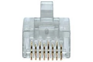 8P/8C Cat. 6 RJ45 Ethernet Plug - 100 Adet - Resim 2