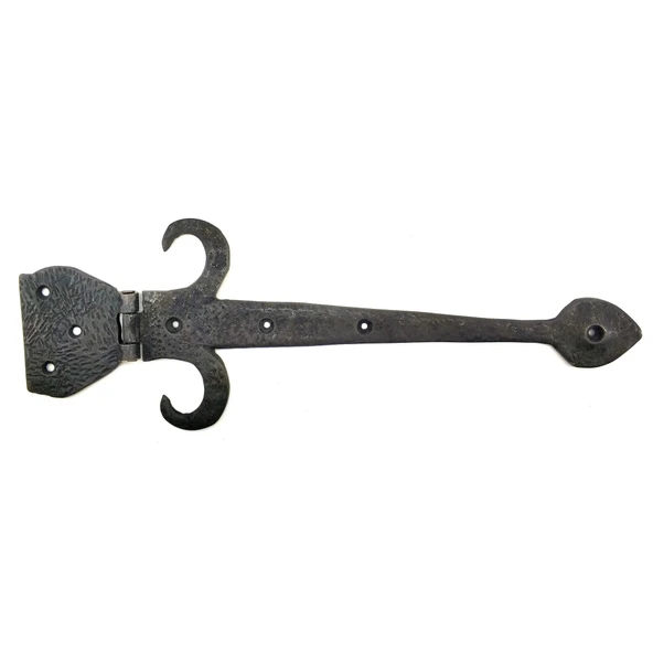 Antika Tarz Dekoratif Pirinç Kuyruklu Çanak Menteşe - 137x390 Mm, Oksit ürün görseli 1