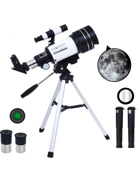 Duhaline Duhalıne Profesyonel Astronomik Monoklüler 150X Büyütme Teleskop - F30070M ürün görseli 1