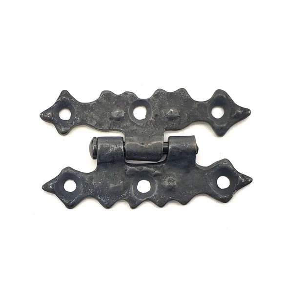 Antika Tarz Dekoratif Pirinç Yıldız Menteşe - 63x36 Mm, Oksit ürün görseli 1