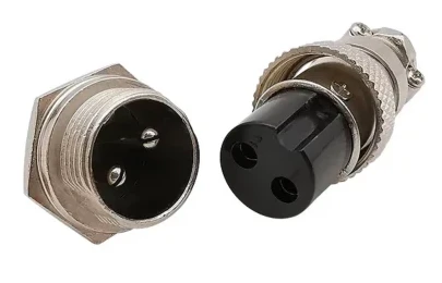 M16 2 Pin Konnektör Erkek+Dişi ürün görseli 1