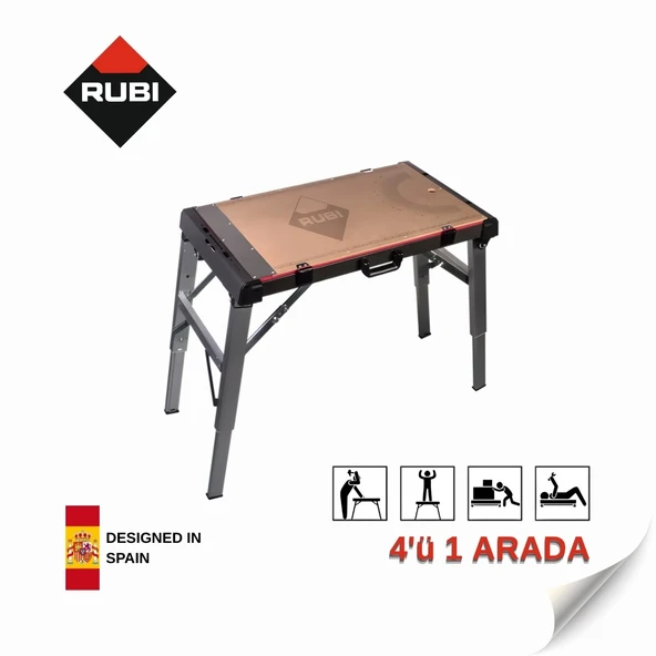 Rubi Katlanabilir Çalışma Masası - 66924 - Resim 2