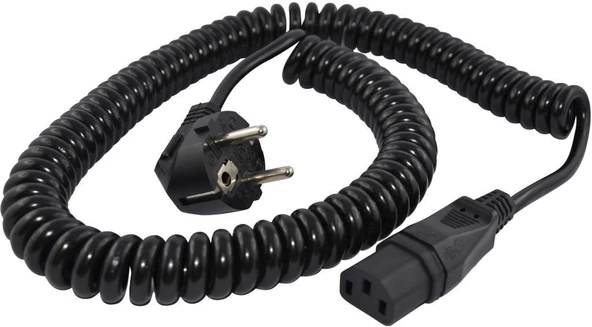 3x0.75 mm Helezon C13 Power Kablosu - 2 Metre ürün görseli 1