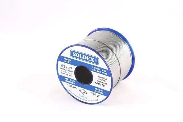 63-37 Lehim Teli 500 Gr 1 Mm - Sn:63 - Pb:37 ürün görseli 1