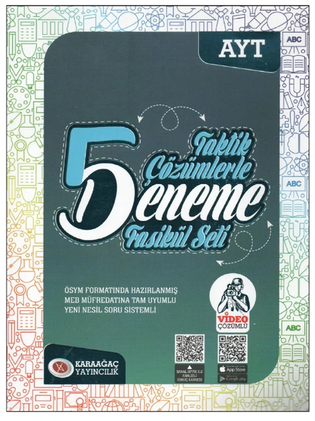 Karaağaç Yayıncılık 5'li AYT Deneme Fasikül Seti ürün görseli 1