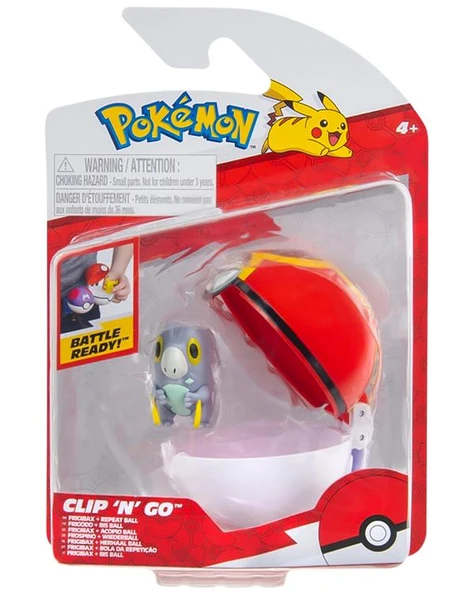 Pokemon Battle Clip N Go Frigibax Ve Repeat Ball Figür Seti PKW4153 ürün görseli 1