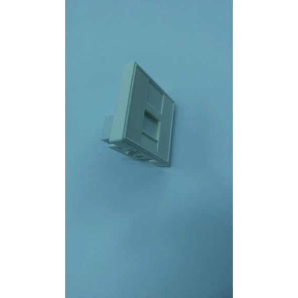 45x45 Cat. 6 RJ45 Keystone Dişi - Dişi Kapaklı Priz Modülü ürün görseli 1