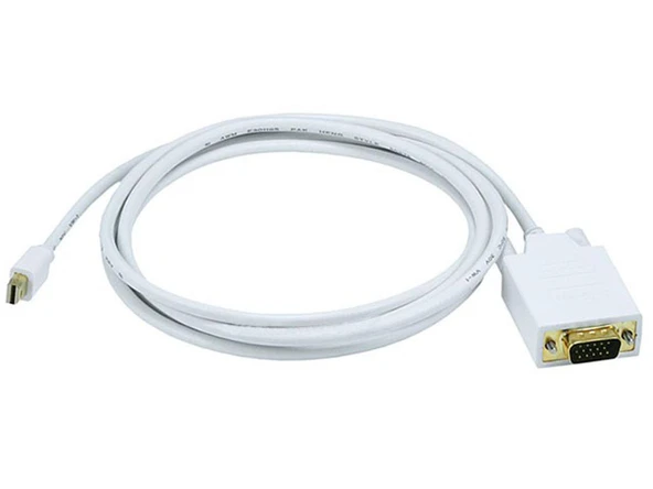 Mini Display Port to VGA Kablo 1.8 Metre ürün görseli 1