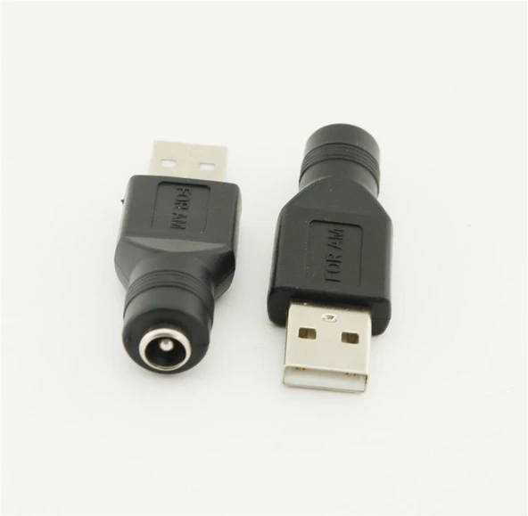 5.5x2.5 mm DC Dişi to USB 2.0 DC Erkek Uç Çevirici ürün görseli 1