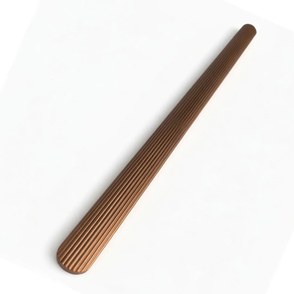 VENTO Çizgili Saten Bronz Çekmece Kulp 992 mm Şık Görünümlü Modern Tasarım Dayanıklı Mobilya Kulpu ürün görseli 1