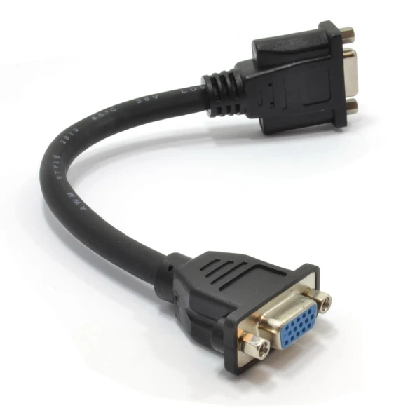 VGA Panel Tipi Dişi - Dişi Ara Kablo 30 cm ürün görseli 1