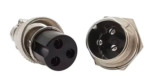 M16 3 Pin Konnektör Erkek+Dişi ürün görseli 1