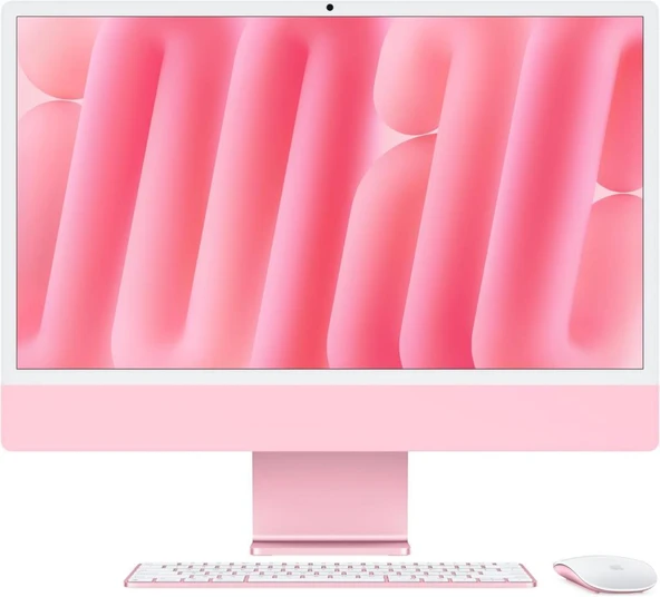 iMac M4 Pembe MWV43TU/A 16 GB 256 GB SSD 10C GPU 24" 4.5K All in One PC Outlet (Açıklamayı Okuyunuz) ürün görseli 1