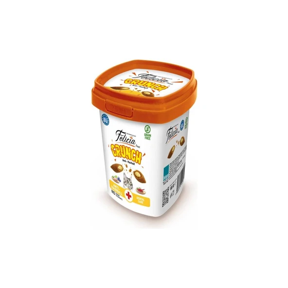 Felicia Hairball Kedi Crunch Ödül Maması 100g Skt : 08/2027 ürün görseli 1