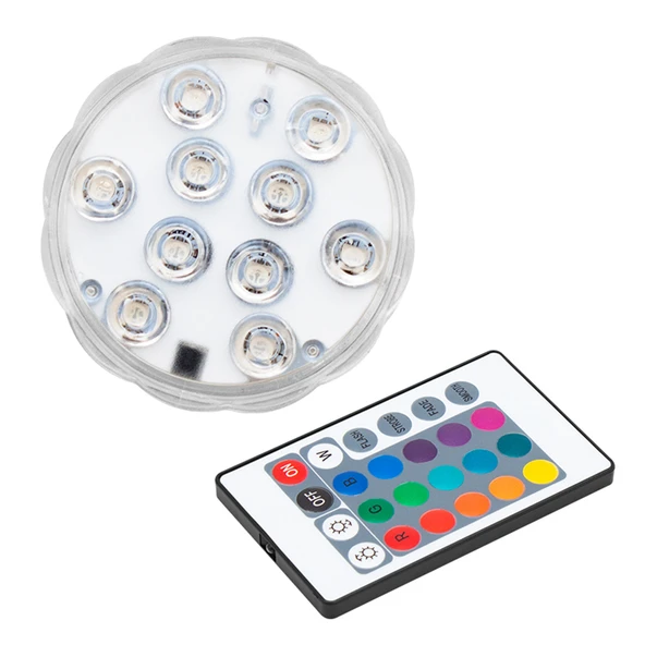 POWERMASTER MX-5188 SU ALTI KUMANDALI PİLLİ RGB NARGİLE LED IŞIĞI ürün görseli 1