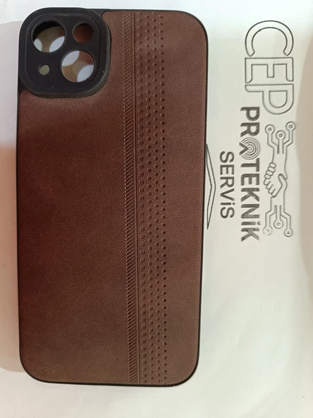 iPhone 14 plus kahverengi kılıf - Resim 2