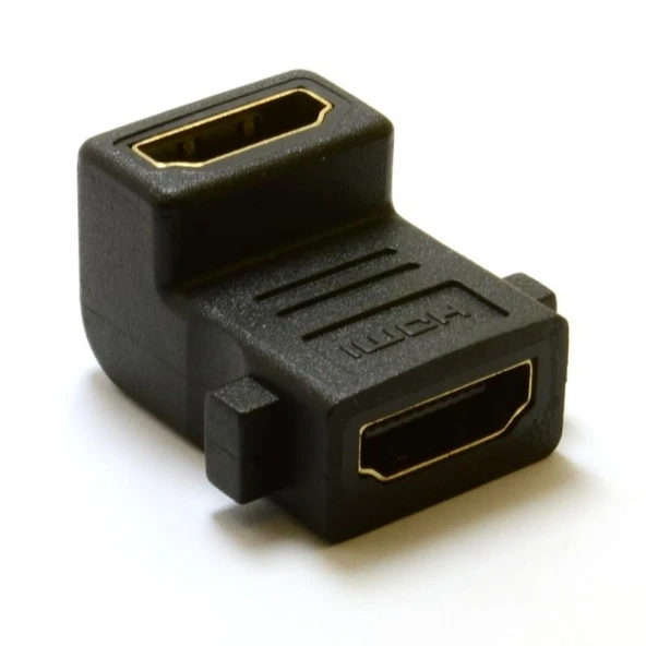 HDMI Dişi - Dişi Panel Tipi 90 Derece Ara Aparat ürün görseli 1
