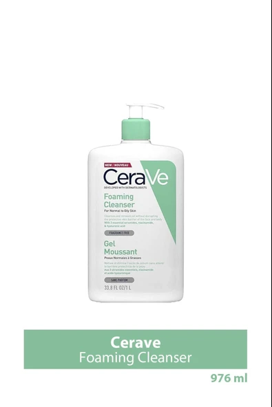 Cerave Köpüren Temizleyici 976 ml ürün görseli 1