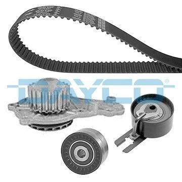 DAYCO TRIGER SETI+DEVIRDAIM SU POMPASI P206 P207 P307 C1 C2 C3 (I II II) C3 PLURIEL XSARA II DV4TD (1,4 HDI 8V FIESTA 1,4TDCI) (144DIŞ KAYIS) , MAZDA 2 1.4 MZR-CD 08>15 ürün görseli 1