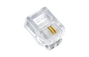 6P/2C RJ11 Telefon Plug - 100 Adet ürün görseli 1