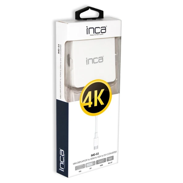 Inca Imd-03 Full Hd Mdispayport - Hdm / Vga / Dvı Çevirici ürün görseli 1