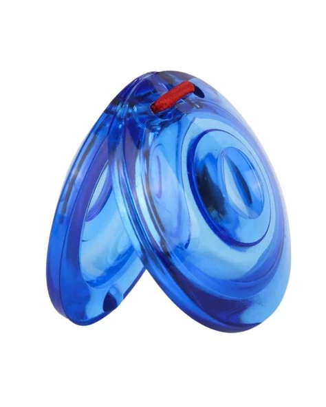 Temel Plastik Kastanyet El Perküsyon Aleti Mavi 5.5 cm BY11-8 ürün görseli 1