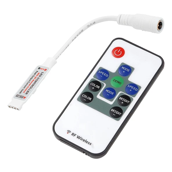 POWERMASTER 5546 5 VOLT - 24 VOLT MİNİ KUMANDALI RGB KONTROL DEVRESİ ürün görseli 1