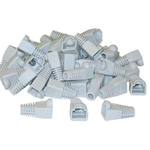 Cat. 5 RJ45 Gri Kılıf - 100 Adet ürün görseli 1