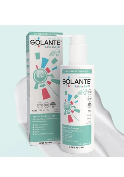 Solante Bebek ve Çocuk 50SPF Güneş Koruyucu Losyon 150 ml ürün görseli 1