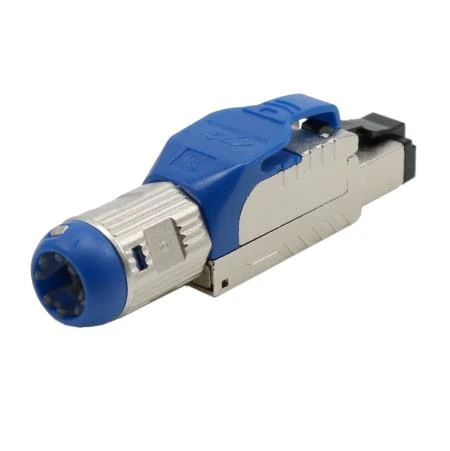 Cat. 8 RJ45 Endüstriyel Tip IP20 STP Konnektör - Resim 3