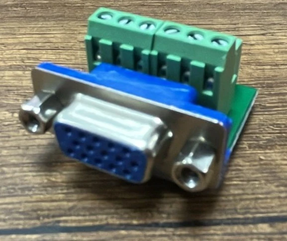 VGA Dişi Klemensli Konnektör Panel Tipi ürün görseli 1