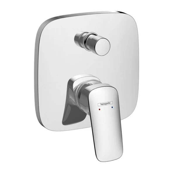 Hansgrohe Logis Tek Kollu Banyo Bataryası Ankastre Montaj Krom ürün görseli 1
