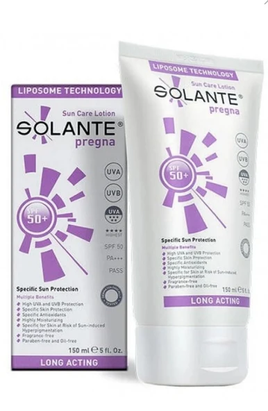 Solante Pregna Spf 50 Losyon 150 ml ürün görseli 1