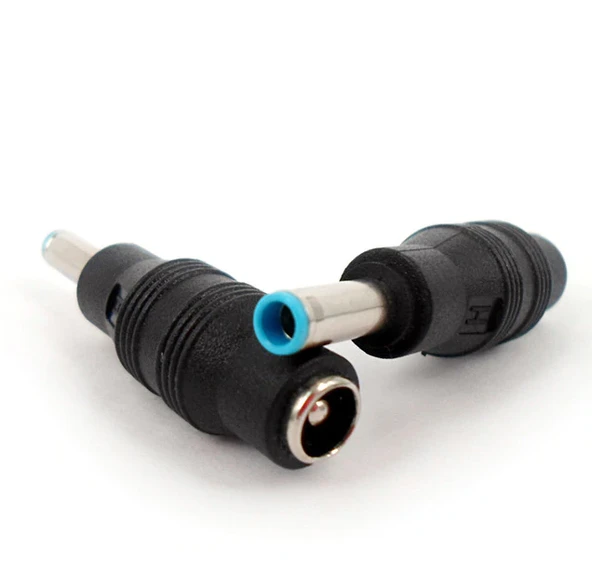 5.5x2.5 mm DC Dişi to 4.5x3.0 mm HP Mavi DC Erkek Uç Çevirici ürün görseli 1
