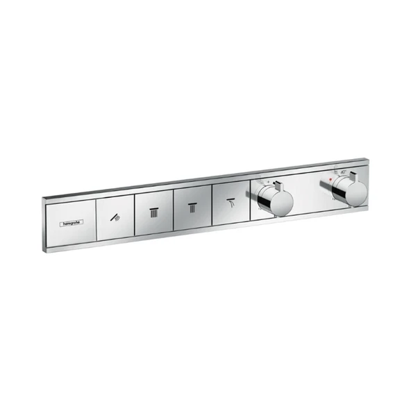 Hansgrohe RainSelect Ankastre Termostat 4 çıkış için Krom ürün görseli 1