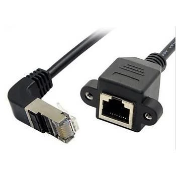 RJ45 Panel Tipi 90 Derece Uzatma Kablosu 1.5 Metre ürün görseli 1