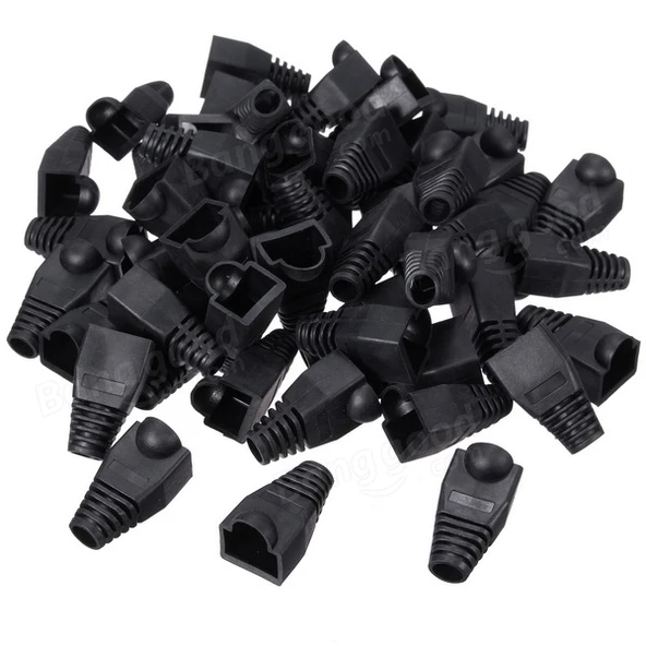 Cat. 5 RJ45 Siyah Kılıf - 100 Adet ürün görseli 1