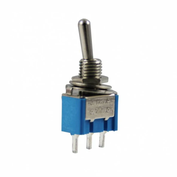 "139C" 6 mm Toggle Switch İğne Ayak ON/OFF Anahtar 3 Pin ürün görseli 1