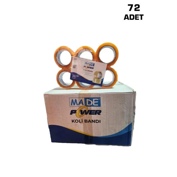 Made Power Akrilik Koli Bandı 45 Mm x 100 Metre Koli 72 Adet ürün görseli 1