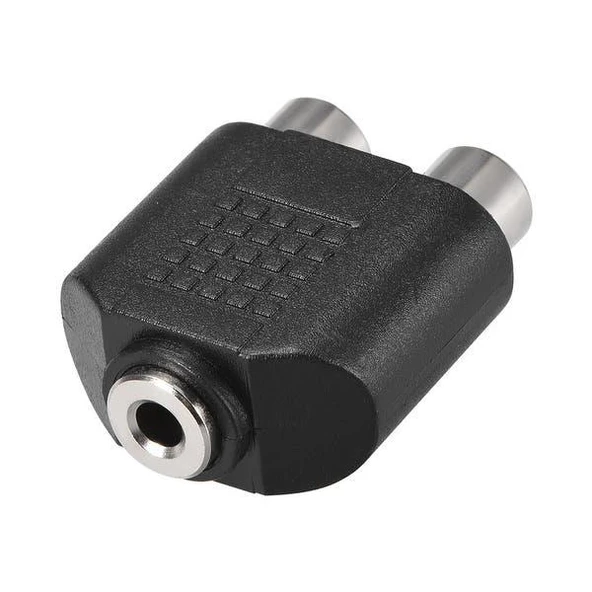 Stereo 3.5 mm Dişi - 2x RCA Dişi Çevirici Aparat ürün görseli 1