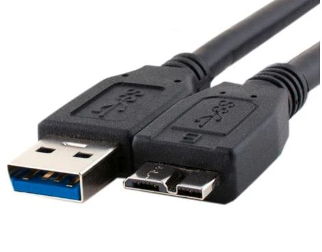 Micro USB 3.0 Harici Disk Kablosu 1 Metre - Siyah ürün görseli 1