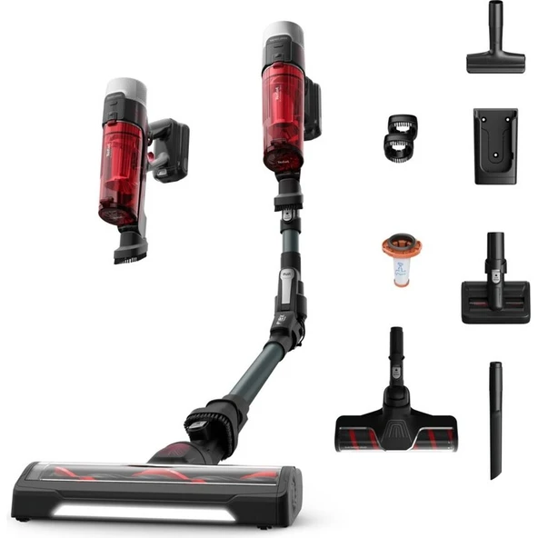 Tefal TY2098WO X-Force Flex 9.60 Animal Care 100 Air Watt Kablosuz Şarjlı Dikey Süpürge ürün görseli 1
