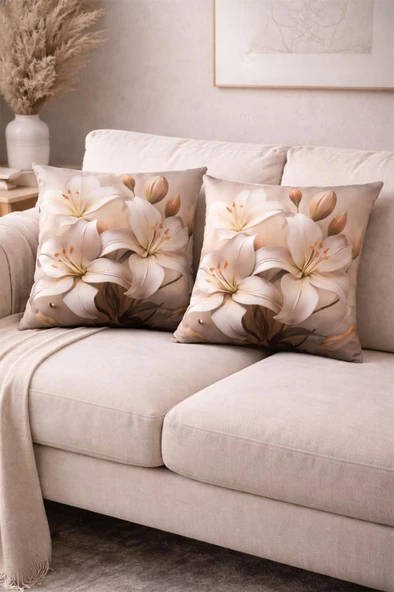 Düş Baskılı 2li Kırlent Kılıfı 40x40 cm ürün görseli 1