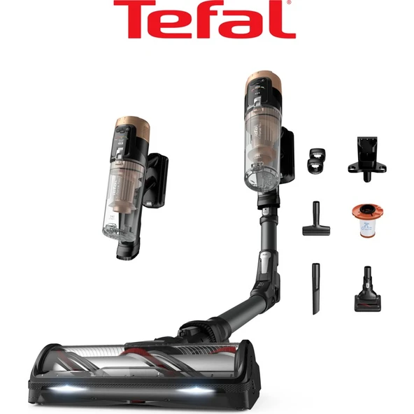 Tefal TY9B74WO X-Force Flex 14.80 Animal Care 240 Air Watt Kablosuz Şarjlı Dikey Süpürge ürün görseli 1