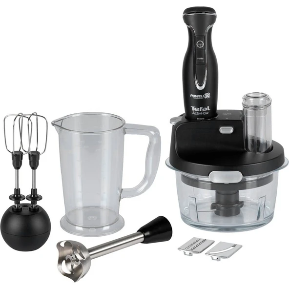 TEFAL Powelix Activflow Expert 1500W Siyah Blender Seti ürün görseli 1